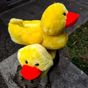 Totally adorable ducky slippers